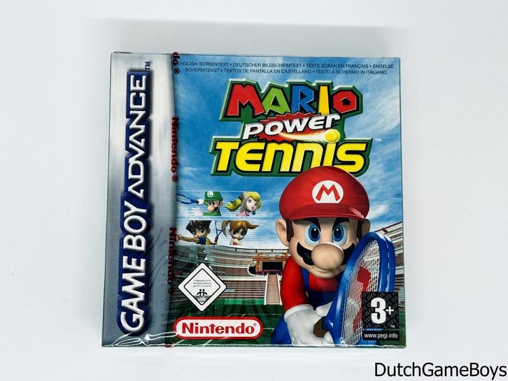 Gameboy Advance / GBA - Mario Power Tennis - NFHUG - New & S, Games en Spelcomputers, Games | Nintendo Game Boy, Gebruikt, Verzenden