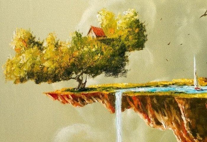 Adam Burczyc (1982) - SETTLEMENT, Antiek en Kunst, Kunst | Schilderijen | Modern