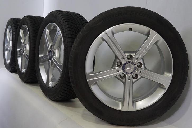 Mercedes A B CLA Klasse W177 17 inch velgen + Winterbanden B, Auto-onderdelen, Banden en Velgen, Ophalen of Verzenden