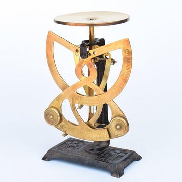 Ph. J. Maul - Weegschaal - IJzer, Messing - Columbus Art