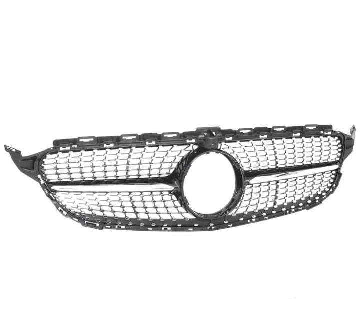 CALANDRE MERCEDES W205 AMG 14-18 LOOK DIAMOND NOIR CAMERA, Autos : Pièces & Accessoires, Carrosserie & Tôlerie, Envoi