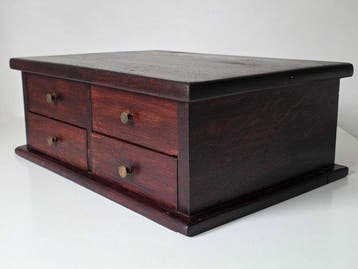 Kabinet - Hout - Duitse bureauladekast