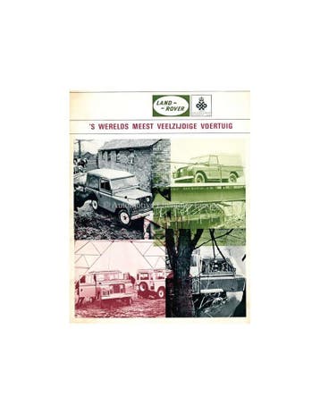 1967 LAND ROVER SERIES IIA BROCHURE NEDERLANDS