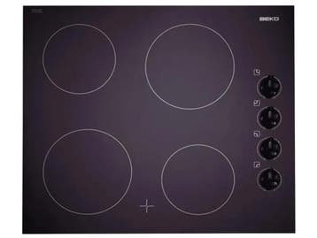 Beko HIC64100 - Keramische kookplaat - 4 kookzones - Zwart, Verzenden