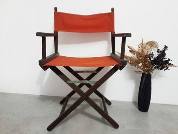 Telami - Chaise pliante - Bois - chaise de réalisateur