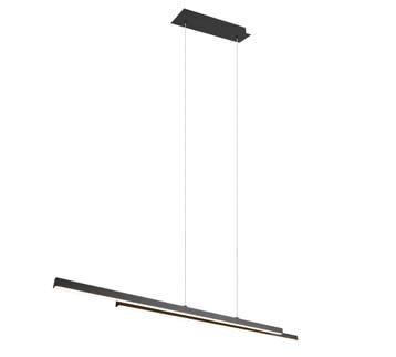Trio ODIO hanglamp | LED | mat zwart | 110 x 8,5 cm | IP20 |, Huis en Inrichting, Verzenden, Nieuw