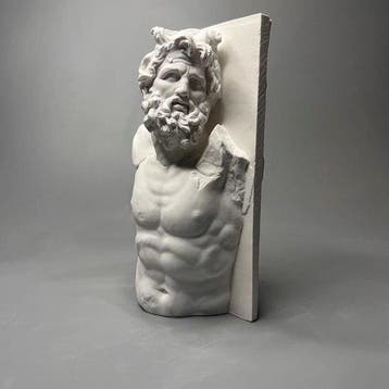 Beeldje - Bust of the Giant Critius - Gips, Antiek en Kunst