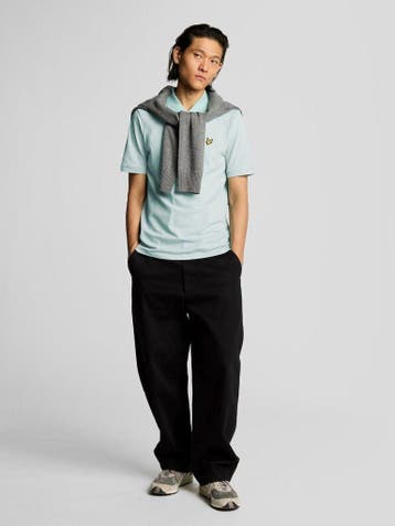 Lyle and Scott Polo Ambient Green maat Maat 52/54 (L) Heren, Maat 52/54 (L), Verzenden, Nieuw, Lyle and Scott