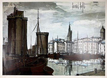 Bernard Buffet (1928-1999) - La Rochelle, Les Trois Tours