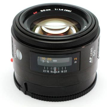 Minolta AF 50mm f/1.4 Objectif principal, Nieuw