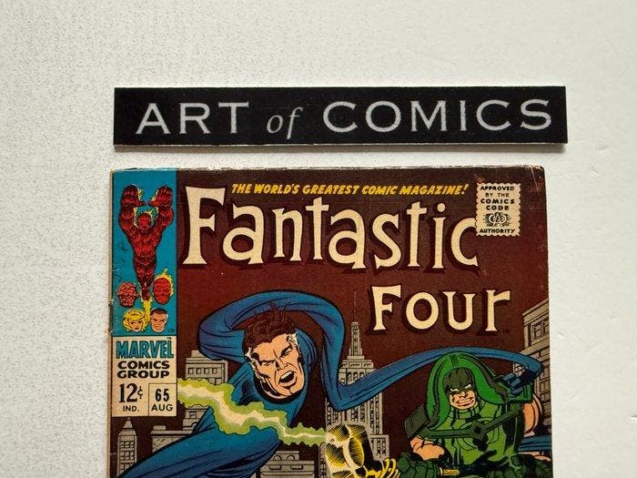 Fantastic Four #65 - 1st Appearance Of Ronan The Accuser &, Boeken, Strips | Comics