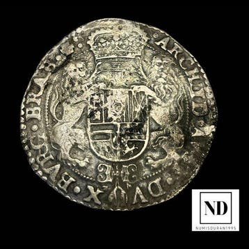 Espagne. Philippe IV. Ducatón 1656 - Brabante, Postzegels en Munten