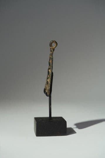 Een bronzen hanger. - Gan - Burkina Faso (Zonder