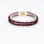 Armband - 14 karaat Geel goud - Granaat, Nieuw
