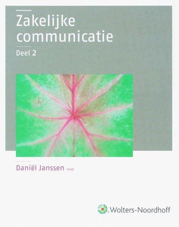 Zakelijke Communicatie 2 - Janssen, Boeken, Verzenden, Nieuw