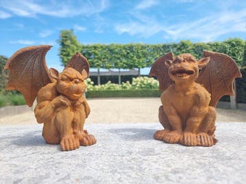 Beeldje - Gargoyles (2) - IJzer, Antiek en Kunst