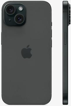 Nieuwstaat Apple iPhone 15 (model 2023) 256GB zwart + 12, Ophalen of Verzenden, Zo goed als nieuw