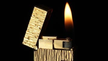 Dunill - Bark Pattern Rollagas Lighter - Zonder minimumprijs, Nieuw