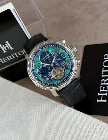 Heritor - Automatic Aura - Day/Date - Open Heart -, Nieuw