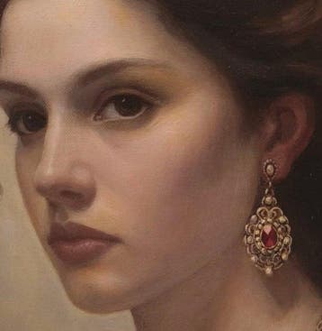 Antonio Senese (XX-XXI) - Ritratto di donna