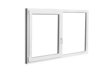 PVC raam draaikiep-vast b200xh110 cm Wit, Ophalen of Verzenden, Gevelraam of Ruit
