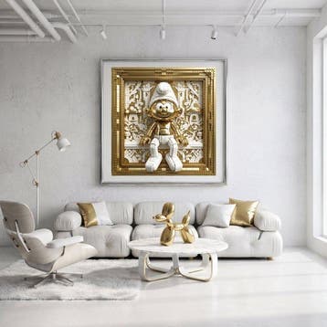 Artxlife - The Gold Smurf’s Lego Portrait, Nieuw