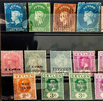 Britse Gemenebest 1857/1918 - Ceylon kleine maar fijne, Gestempeld