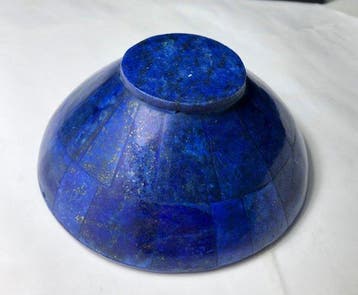 lapis lazuli Kom - Hoogte: 10 cm - Breedte: 4 cm- 206 g -, Nieuw