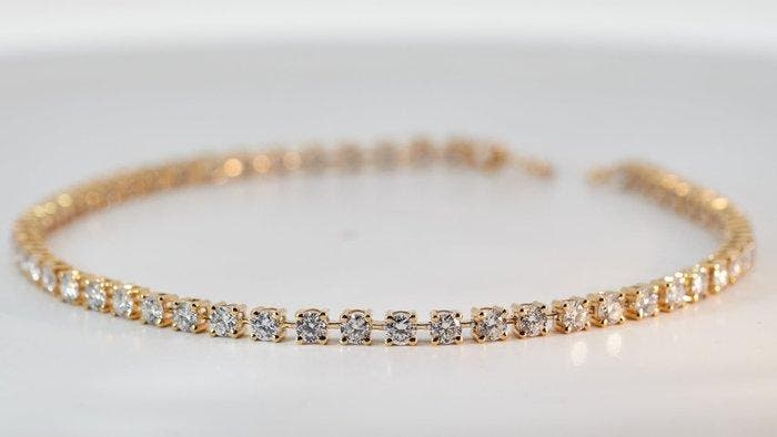 Zonder minimumprijs - Armband - 14 karaat Geel goud -, Bijoux, Sacs & Beauté, Bracelets