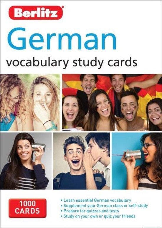 Berlitz Language German Study Cards 9781780044675 Berlitz, Boeken, Taal | Engels, Gelezen, Verzenden