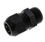 9x6mm & G3/8'' Aluminium Rechte Knelfitting Buitendraad, Verzenden