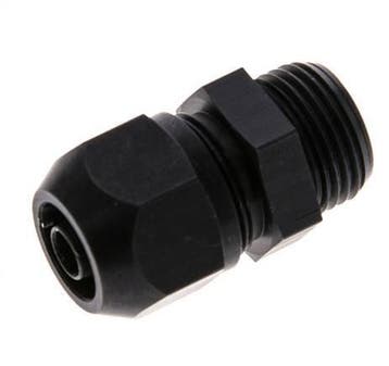 9x6mm & G3/8'' Aluminium Rechte Knelfitting Buitendraad, Verzenden
