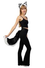 Haarband Furry Oren Staart Set Zwart Wit Stinkdier Kat Poes, Vêtements | Femmes, Ophalen of Verzenden