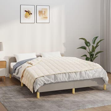 vidaXL Verzwaringsdeken 140x200 cm 10 kg stof, Verzenden, Nieuw