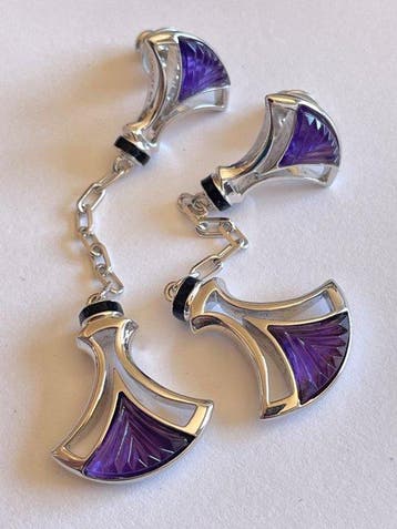 René Lalique - “Larcade” (emballé) - 925. Argent, Cristal,