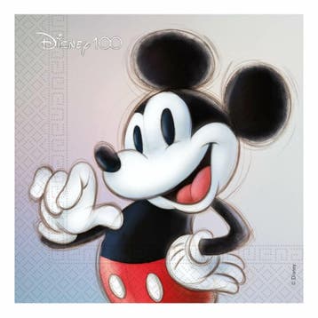 Mickey Mouse Servetten 2 Laags 33cm 20st, Verzenden
