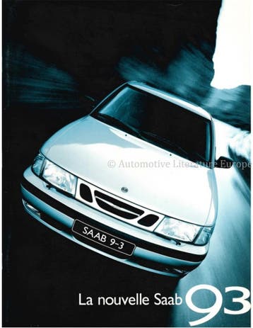 1998 SAAB 9-3 BROCHURE FRANS, Ophalen of Verzenden, Nieuw