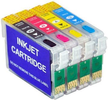 Epson T18XL serie ( T1811 tot T1814) Navulbare cartridges  (, Informatique & Logiciels, Imprimantes, Verzenden