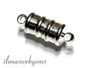 Verzilverd magneetslotje ca. 16x6mm, Hobby & Loisirs créatifs, Fabrication de Perles & Bijoux, Verzenden, Overige typen
