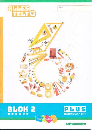 Alles Telt Q Antwoorden Werkschrift Plus blok 2 groep 6, Verzenden