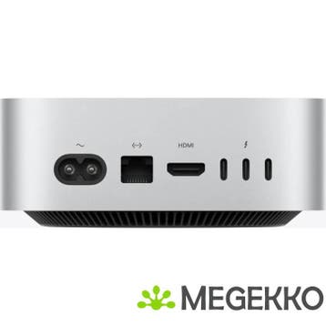 Apple Mac Mini M4 10-Core 512GB Mini PC Zilver, Computers en Software, Overige Computers en Software, Verzenden, Nieuw
