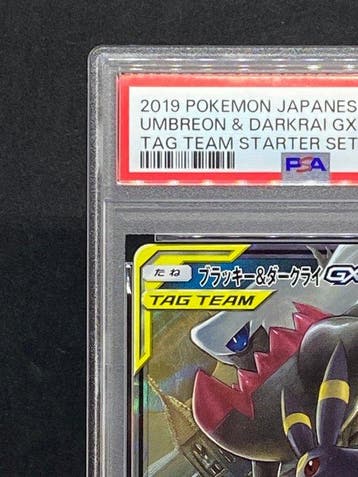 Pokémon - 1 Graded card - Umbreon & Darkrai GX #010/031 -