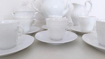 Richard Ginori - Koffieservies (15) - Per 6 persone -