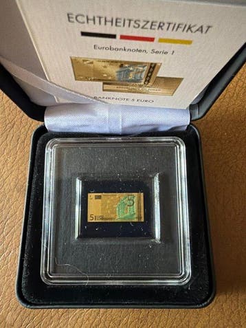 Tsjaad. 3000 Francs 5 Euro - 1/1000 (.999) mit CoA (Zonder, Postzegels en Munten