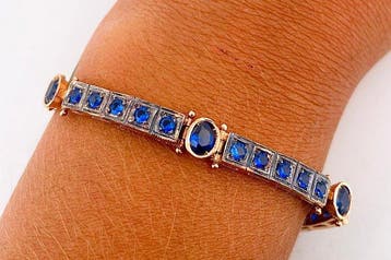 Zonder minimumprijs - Armband - 9 kt. Roségoud, Zilver, Nieuw
