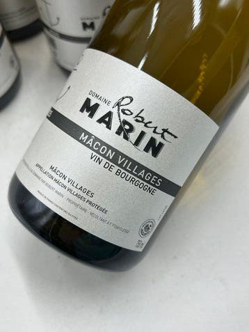 2025 Domaine Robert Marin - Mâcon Villages - 12 Flessen, Nieuw