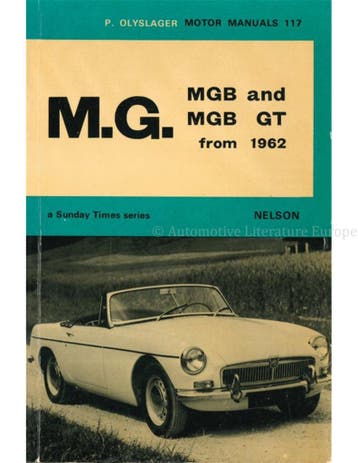 MG, MGB AND MGB GT FROM 1962 (MOTOR MANUALS 117, A SUNDAY, Nieuw