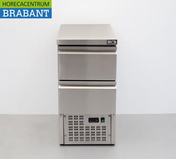 Etabli réfrigéré HCB en acier inoxydable 2 tiroirs 1/1 GN, Verzenden