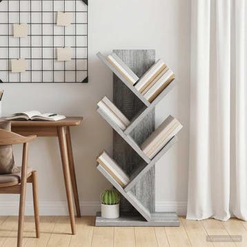 vidaXL Boekenkast in de Vorm van een Boom 4-Tier 30 x 18 x, Verzenden, Nieuw
