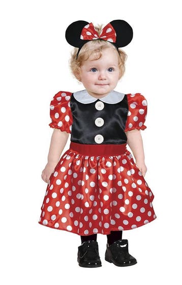Minnie Mouse Kostuum Rood Wit Baby, Kinderen en Baby's, Carnavalskleding en Verkleedspullen, Verzenden, Nieuw